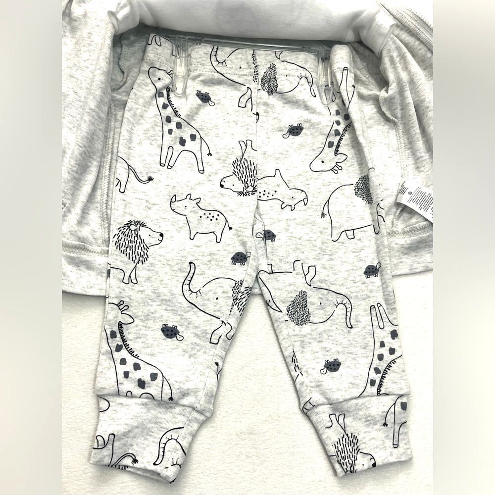 Carter’s Child of Mine Baby Bodysuit Hoodie & Pants Set and 3 pack Bodysuits - Picture 6 of 15